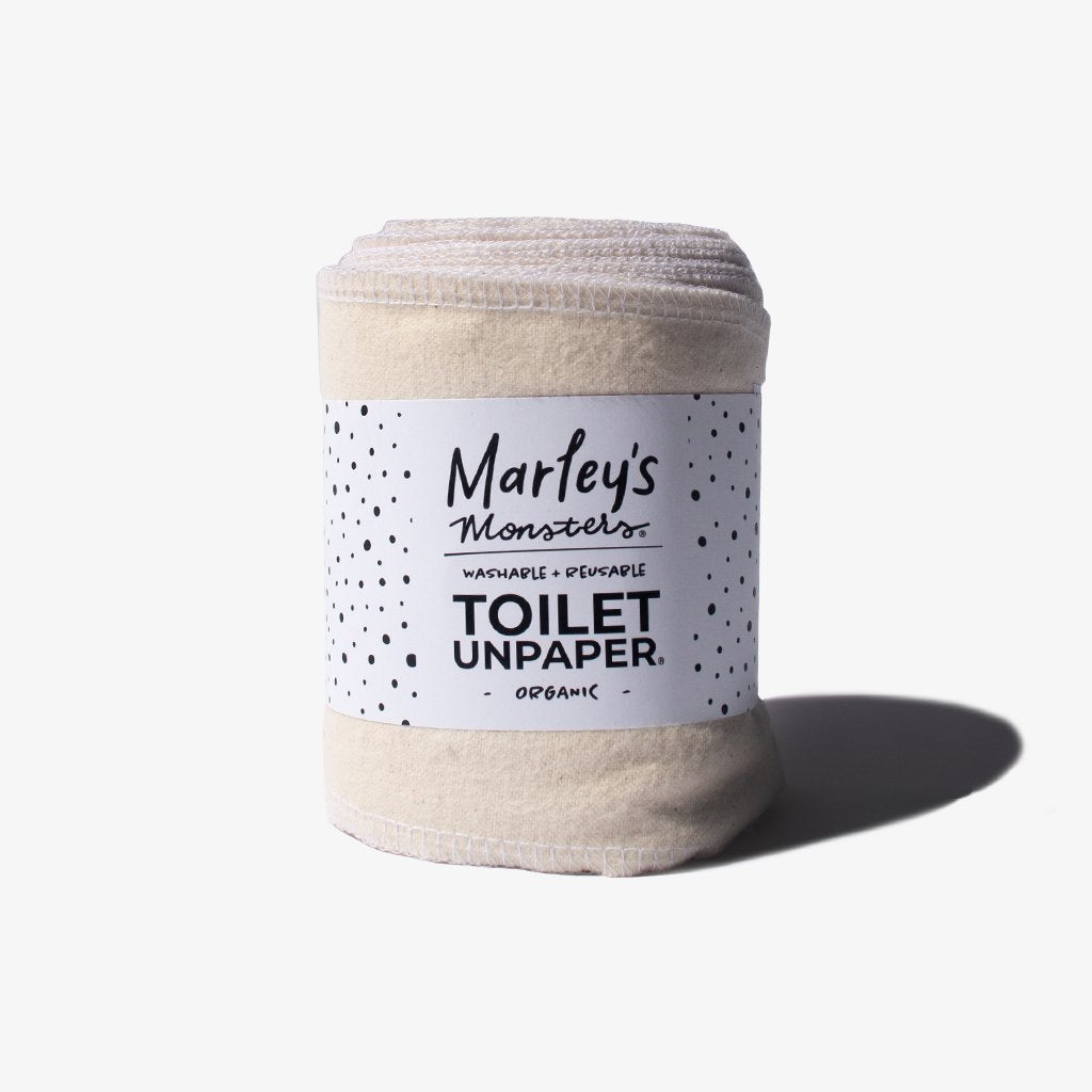 24-Sheet Reusable Organic Cotton Toilet Paper